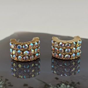 Givenchy Crystal Huggie Hoop Earrings